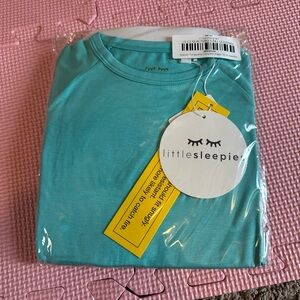 Little Sleepies Glacier Turquoise Crescent Zippy 6-12 month
